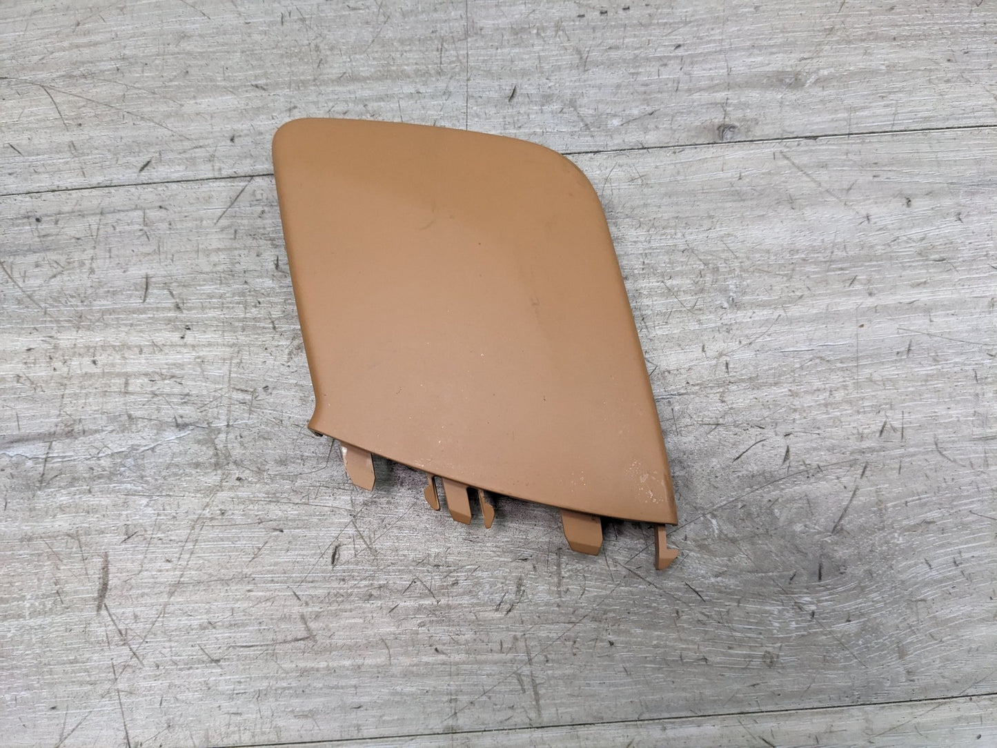 10-16 OEM Porsche Panamera Front Right Lower Seat Trim Cover Panel Beige