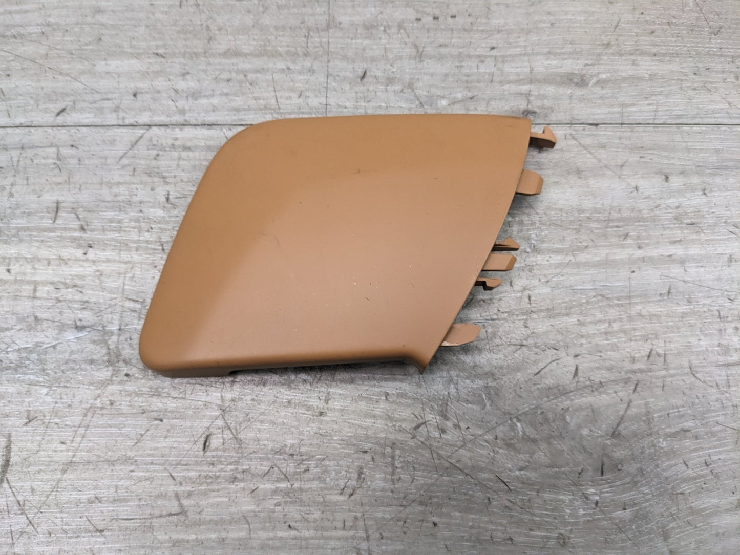 10-16 OEM Porsche Panamera Front Right Lower Seat Trim Cover Panel Beige