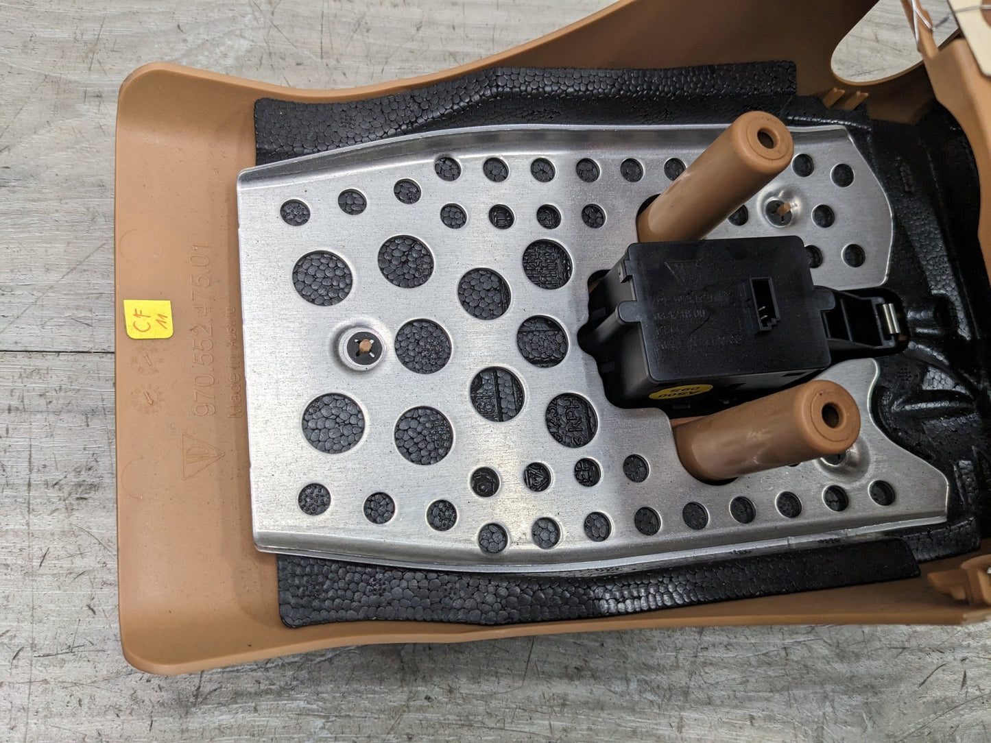 10-16 OEM Porsche Panamera Steering Column Trim Housing Cover Panel Beige