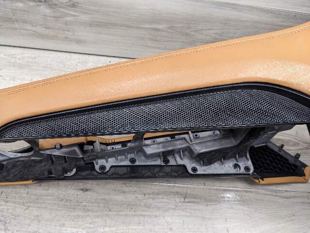 10-16 OEM Porsche Panamera Front Center Console Armrest Assembly Beige