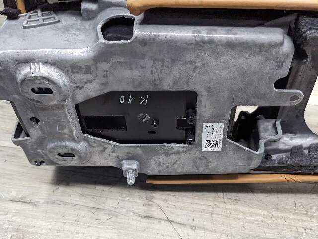 10-16 OEM Porsche Panamera Front Center Console Armrest Assembly Beige