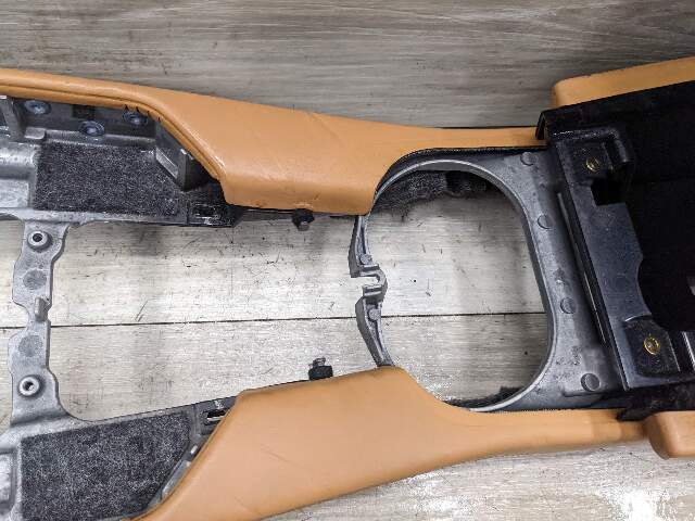 10-16 OEM Porsche Panamera Front Center Console Armrest Assembly Beige