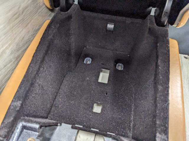 10-16 OEM Porsche Panamera Front Center Console Armrest Assembly Beige