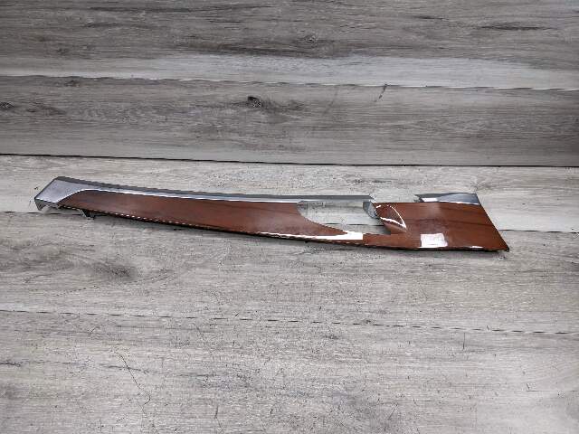 10-16 OEM Porsche Panamera Front Passenger Side Door Panel Wood Trim Molding