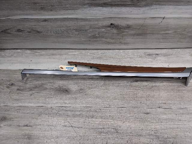 10-16 OEM Porsche Panamera Rear Right Passenger Side Inner Door Panel Wood Trim