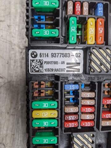 2016-2019 OEM BMW G30 G11 G12 Rear Power Distribution Fuse Box Module Unit
