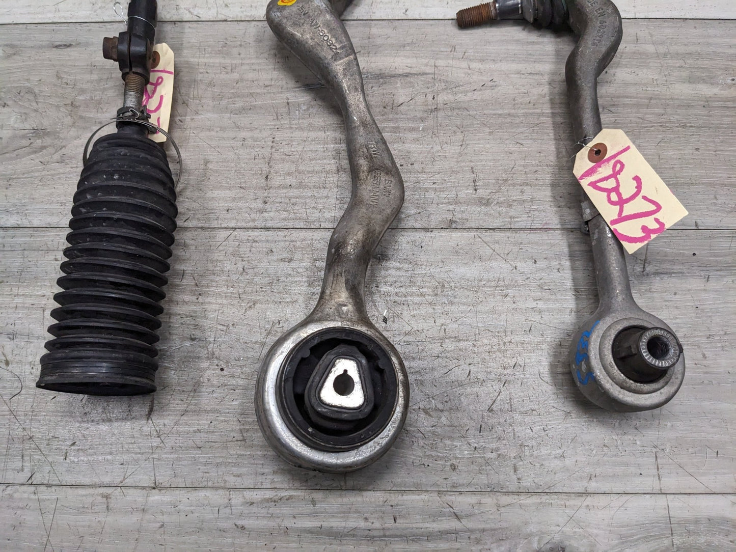 OEM BMW E82 E88 E90 E92 E93 RWD Front Left Lower Upper Control Arm w/ Tie Rod