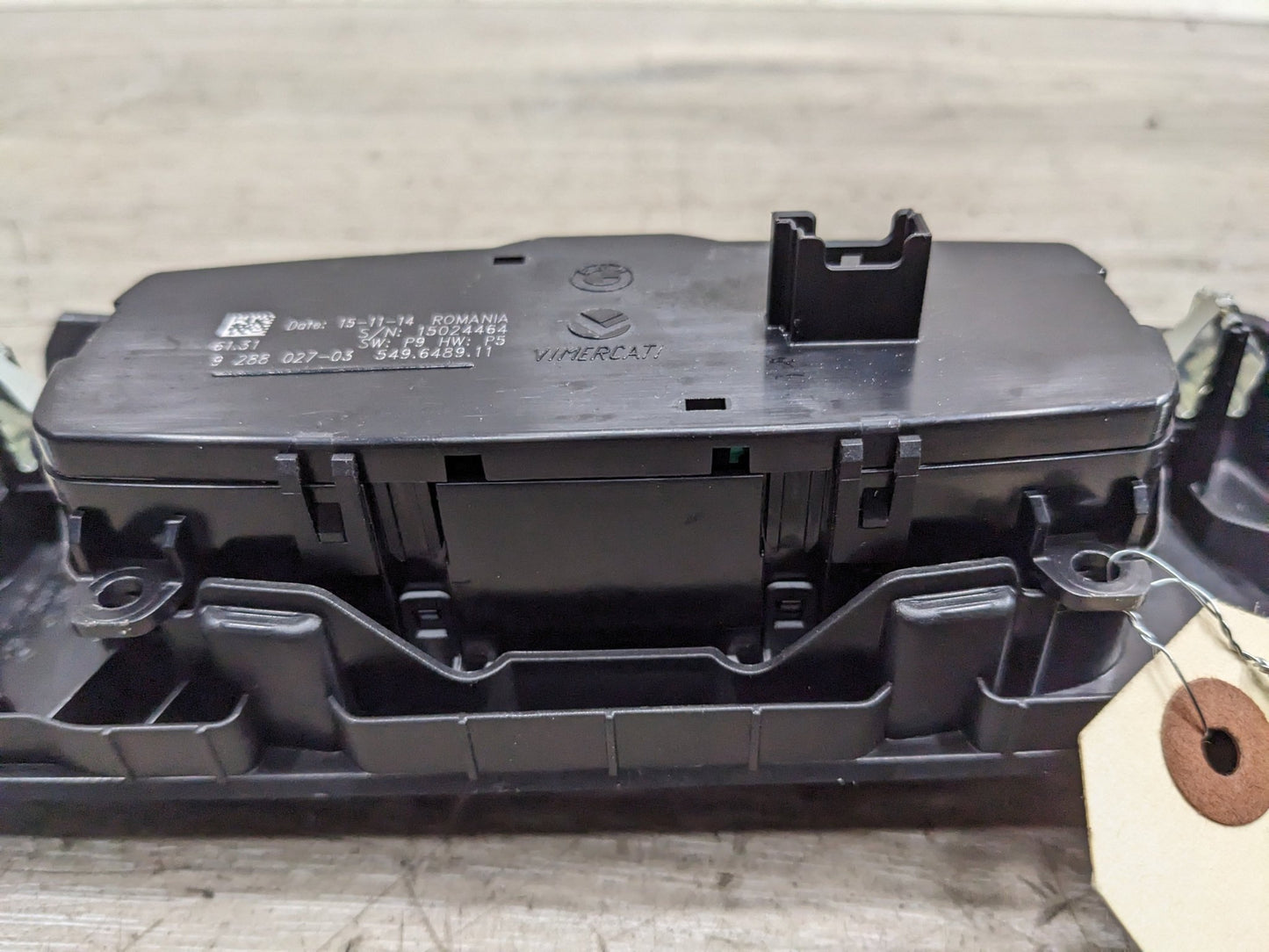 OEM BMW F22 F30 F32 F82 F80 Headlight Switch Control Panel Light Module BLACK