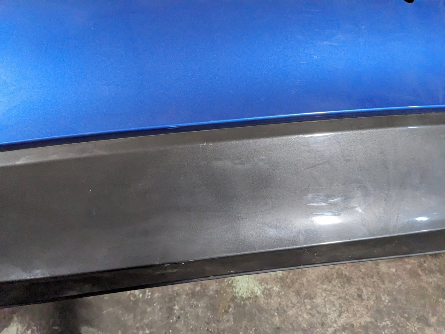 14-20 OEM BMW F22 F23 228 M235 M240 REAR Bumper Cover Trim M-SPORT Blue*DAMAGED