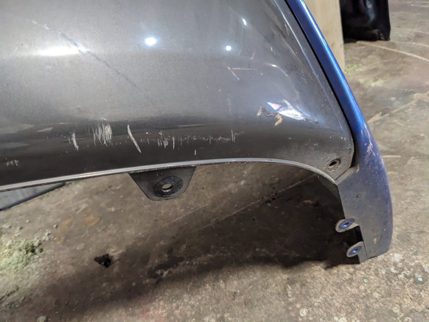 14-20 OEM BMW F22 F23 228 M235 M240 REAR Bumper Cover Trim M-SPORT Blue*DAMAGED