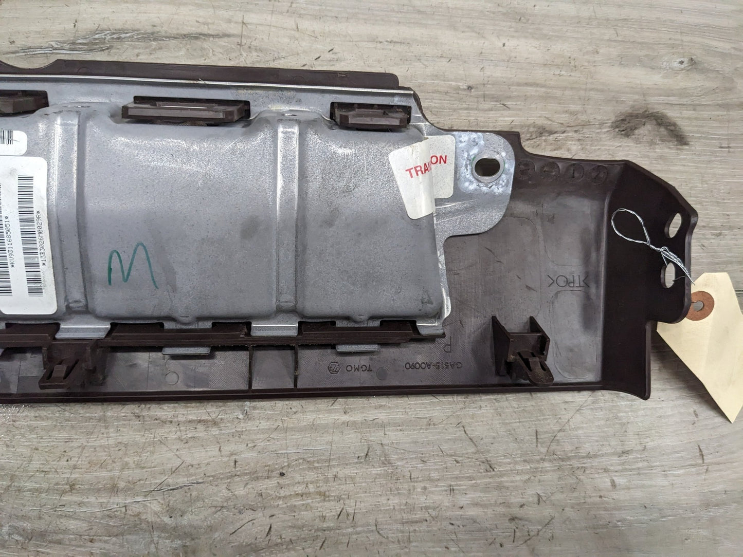 OEM BMW F15 F85 F86 X5 X6 M Front Passenger Side Knee Lower Dash Airbag BLACK