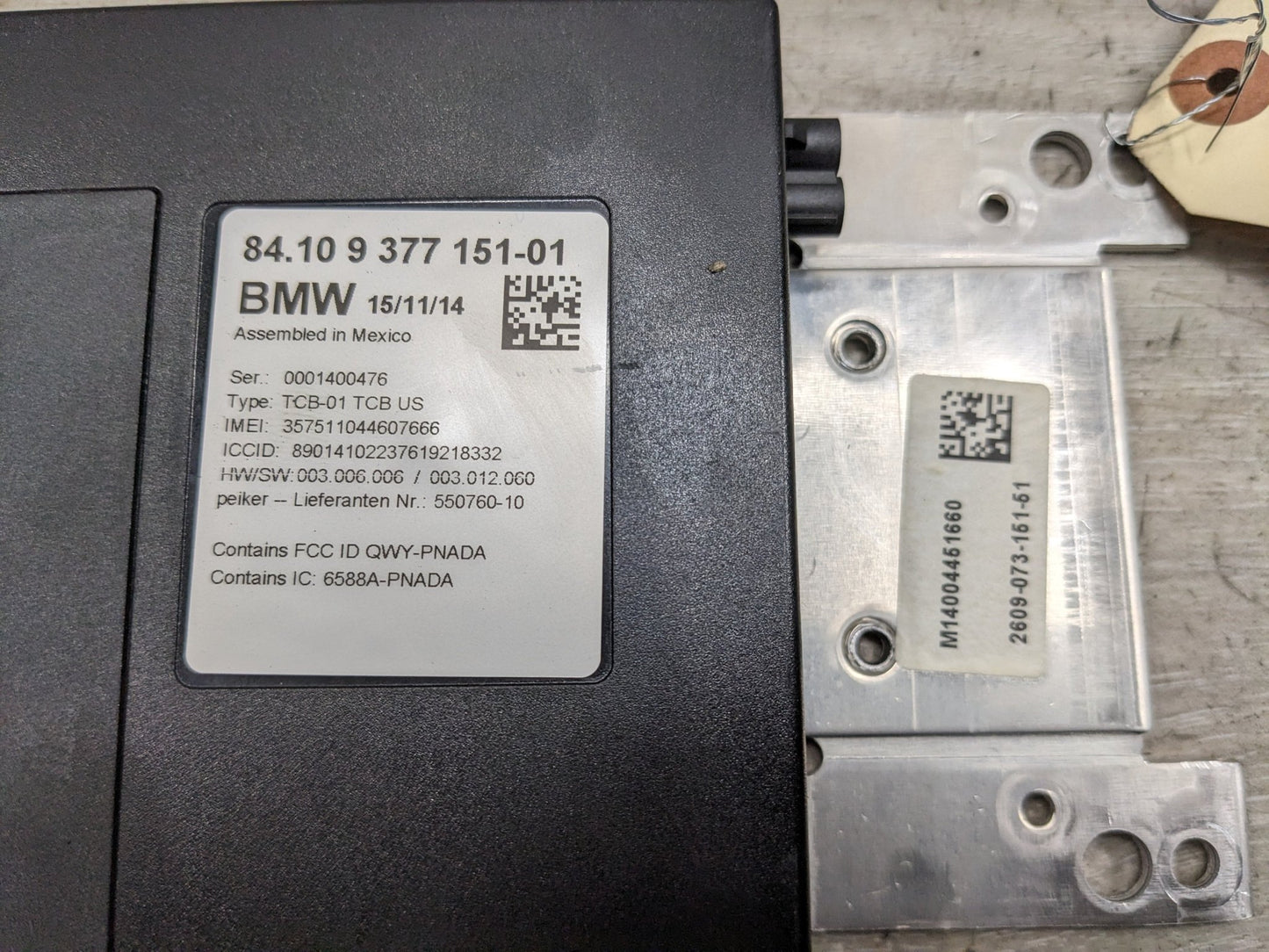 12-17 OEM BMW F82 F30 F32 F36 F06 M3 M4 M5 M6 Telematics Control Unit Module