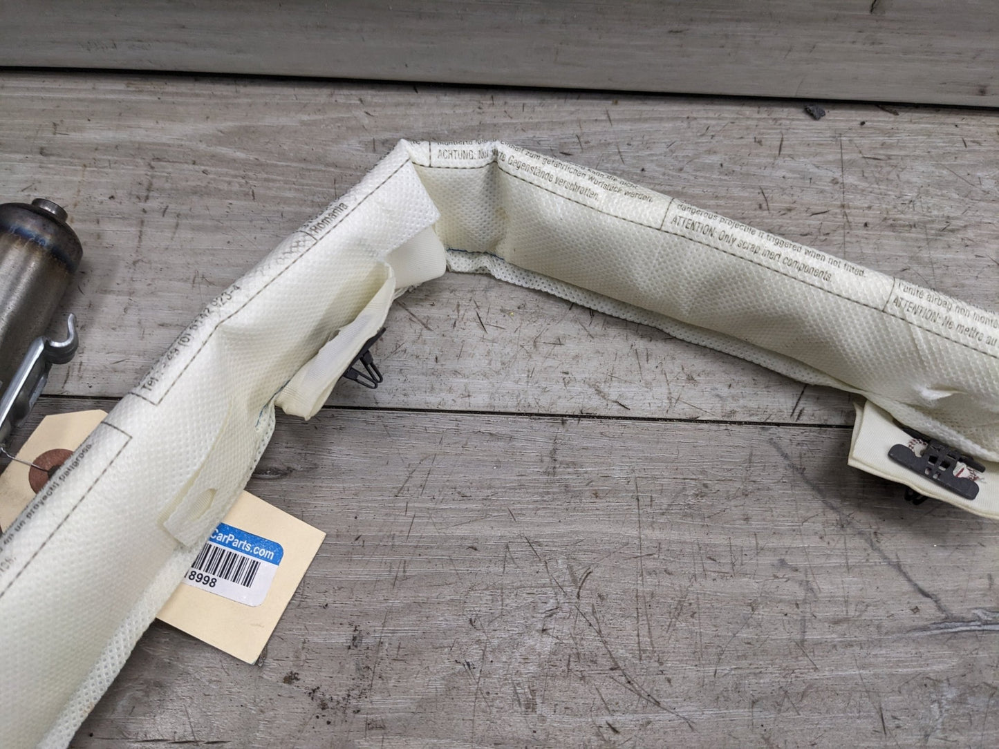 OEM BMW F06 640 650 M6 Right Passenger Top Roof Head Air Bag Airbag Curtain