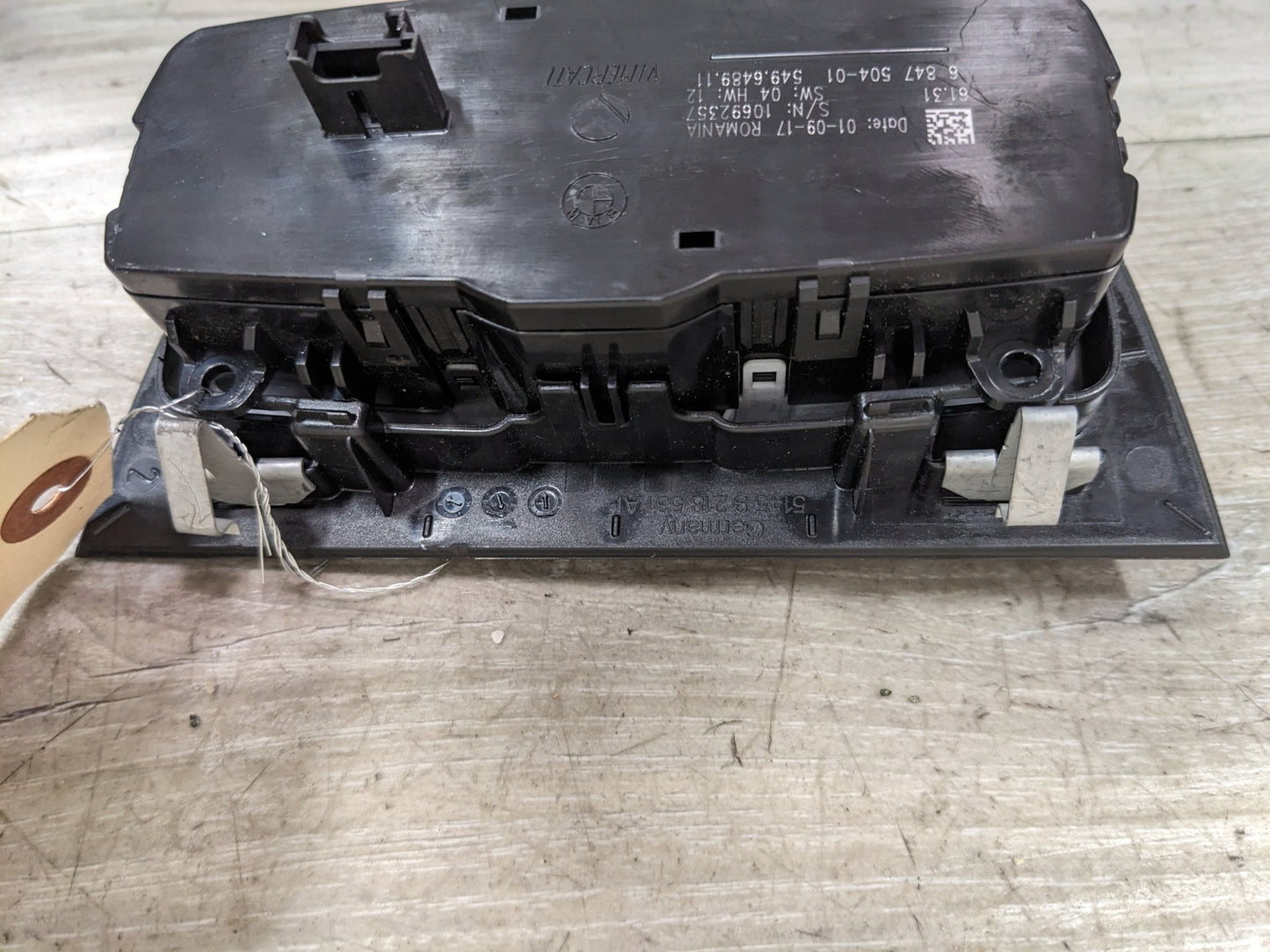15-20 OEM BMW M3 M4 F80 F82 Headlight Switch Control Panel Light Module BLACK