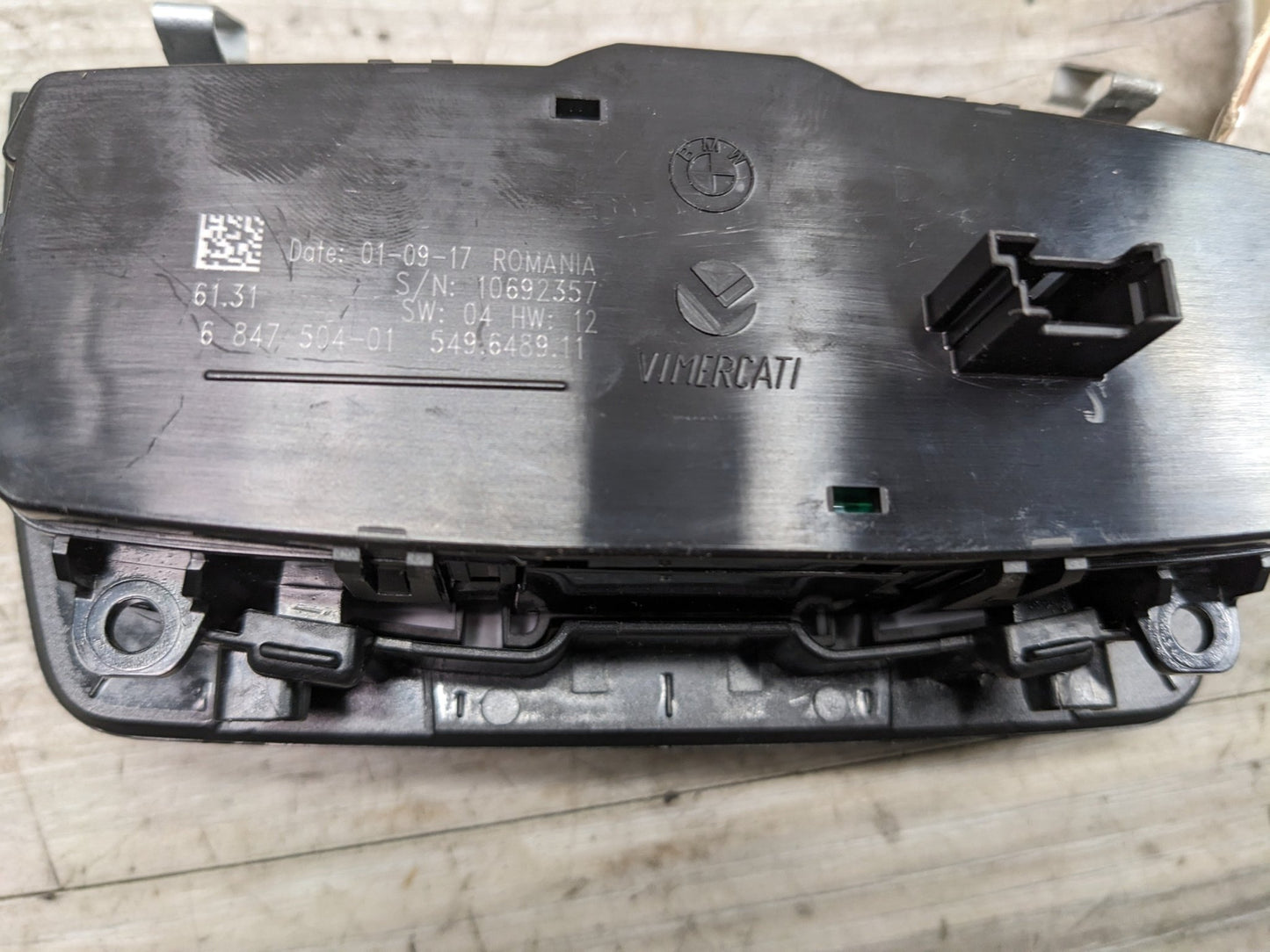 15-20 OEM BMW M3 M4 F80 F82 Headlight Switch Control Panel Light Module BLACK
