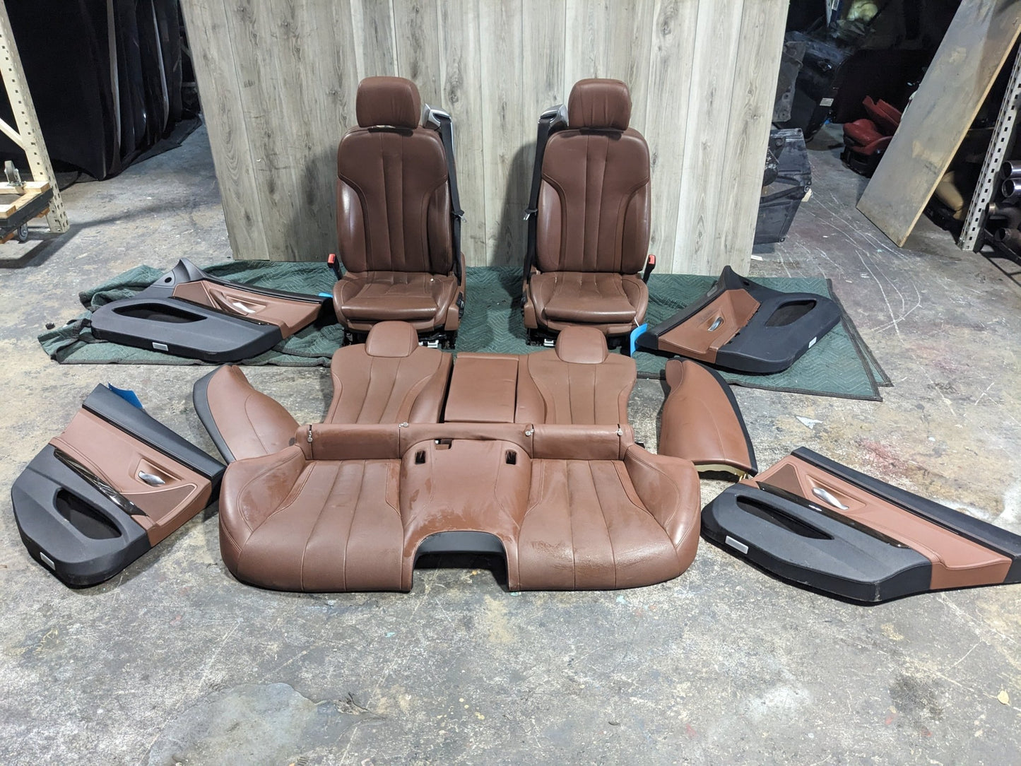 OEM BMW F06 650 Front Rear Seats And Door Panels FULL INTERIOR