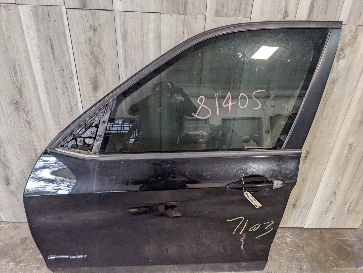 14-18 OEM BMW F15 X5 F85 X5M Front Left Driver Door Shell Panel Black