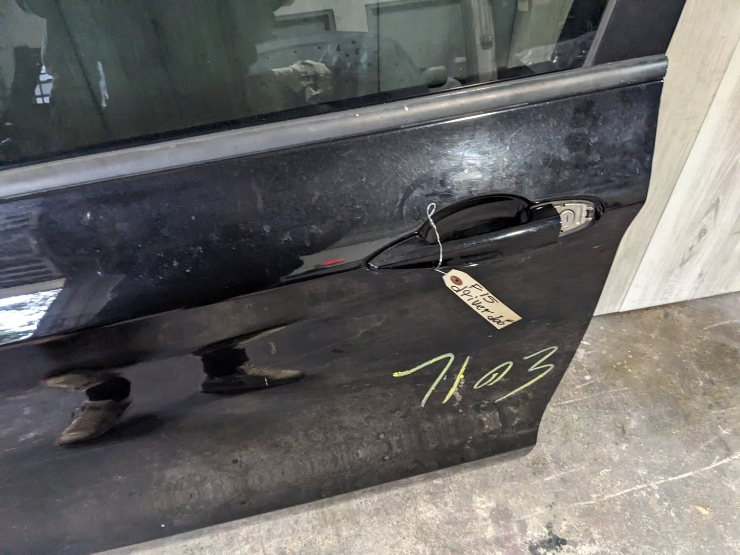 14-18 OEM BMW F15 X5 F85 X5M Front Left Driver Door Shell Panel Black
