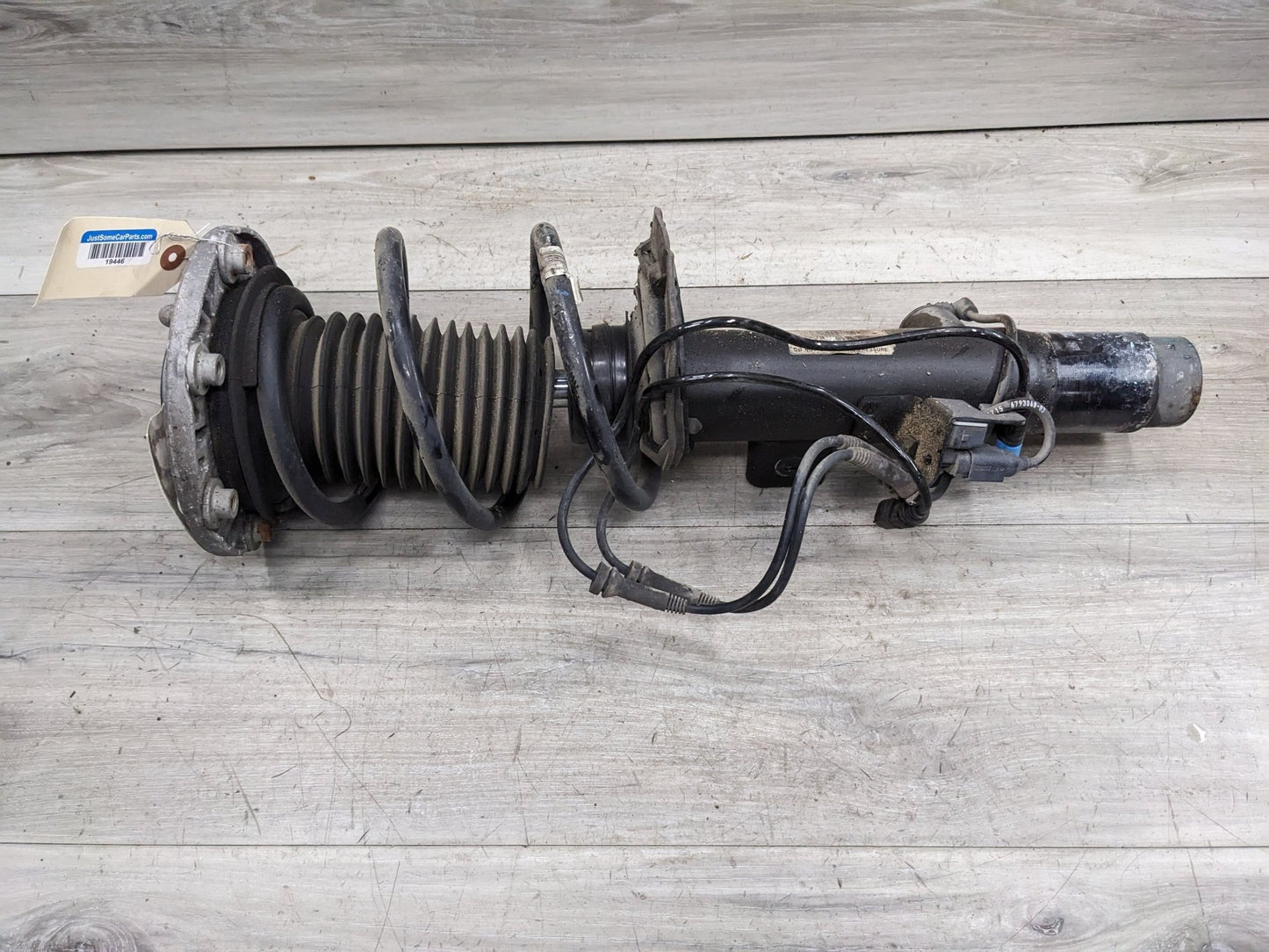 13-17 OEM BMW F36 Front Left Driver Suspension Shock Absorber VDC w Spring