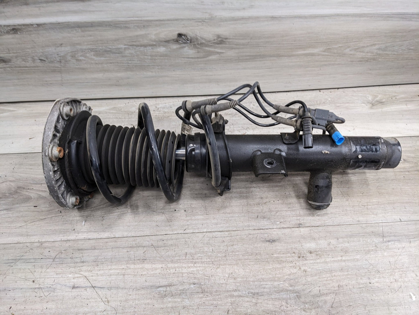 13-17 OEM BMW F36 Front Left Driver Suspension Shock Absorber VDC w Spring