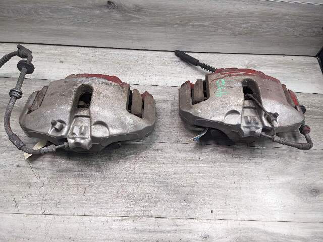 10-18 OEM BMW F07 F10 F12 F13 F01 F02 Front Left Right Brake Caliper Pair RED