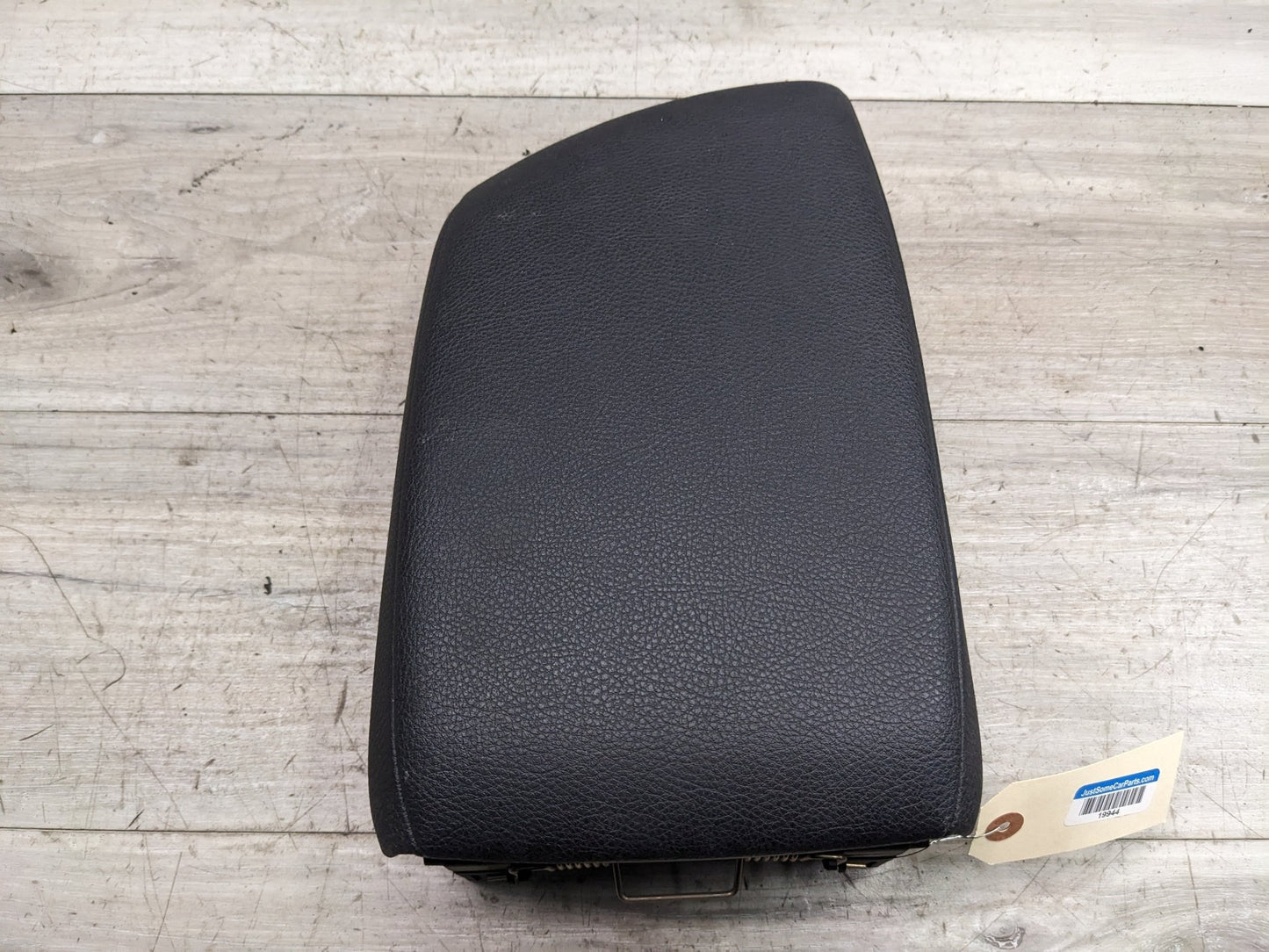 14-17 OEM BMW F22 Center Armrest Tray Console Sensatec Black Imitation Leather