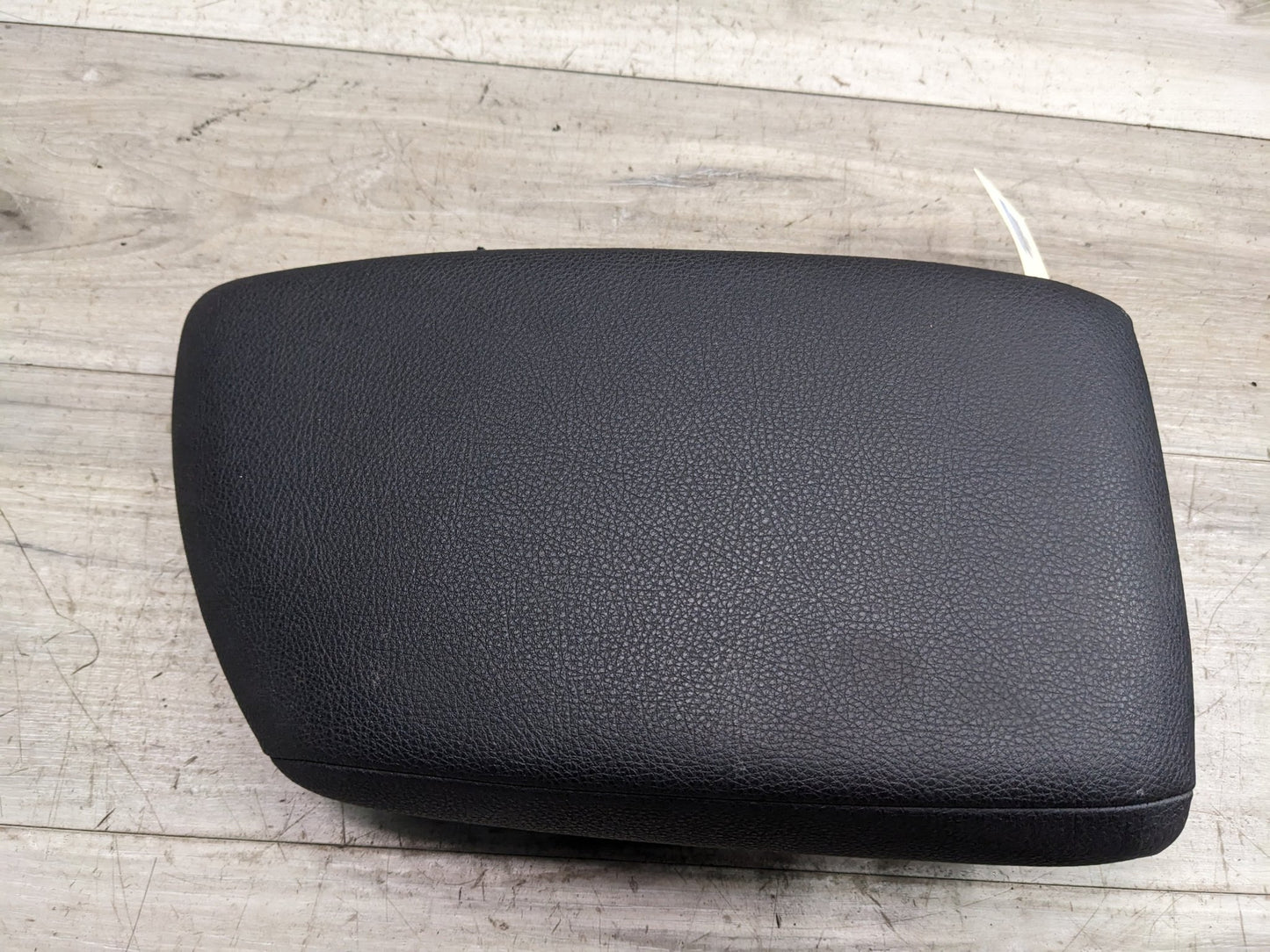 14-17 OEM BMW F22 Center Armrest Tray Console Sensatec Black Imitation Leather