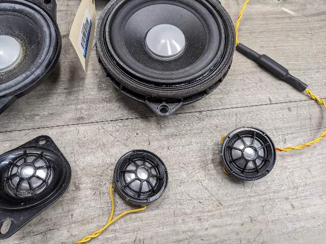 16-20 OEM BMW M4 F83 F82 F32 F22 Audio Sound System Speaker HARMAN KARDON SET
