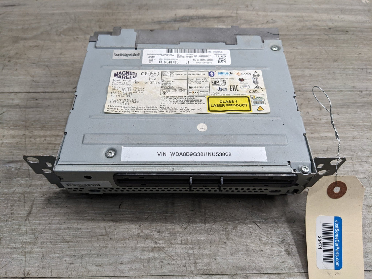 12-18 OEM BMW F06 F10 F13 F15 F16 F22 F23 F30 F32 F33 F36 F80 F82 F83 CD PLAYER
