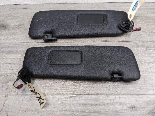 07-13 OEM BMW E88 E93 128 328 335 M3 Convertible Sun Visor Black Pair SET