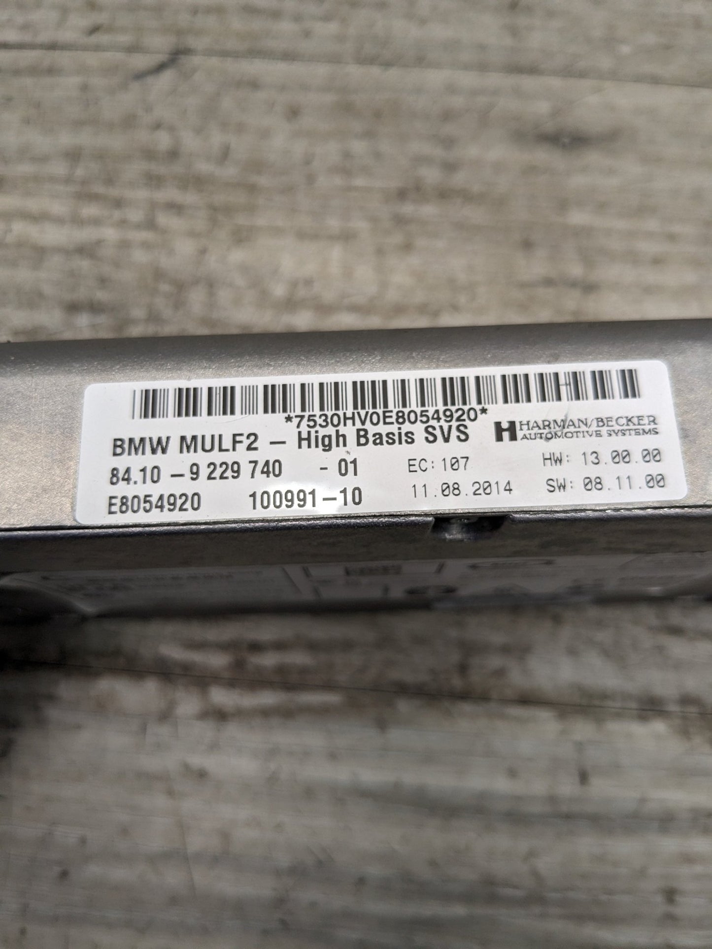 06-17 OEM BMW E88 E90 E93 F10 F01 High Basis SVS MULF2 Becker Bluetooth Module