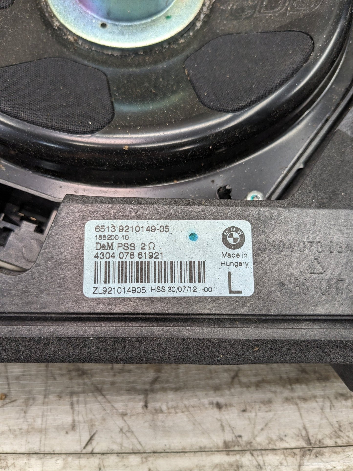 OEM BMW F22 F36 F30 F33 F34 230 335 428 435 Sub Subwoofers HiFi Audio Speaker