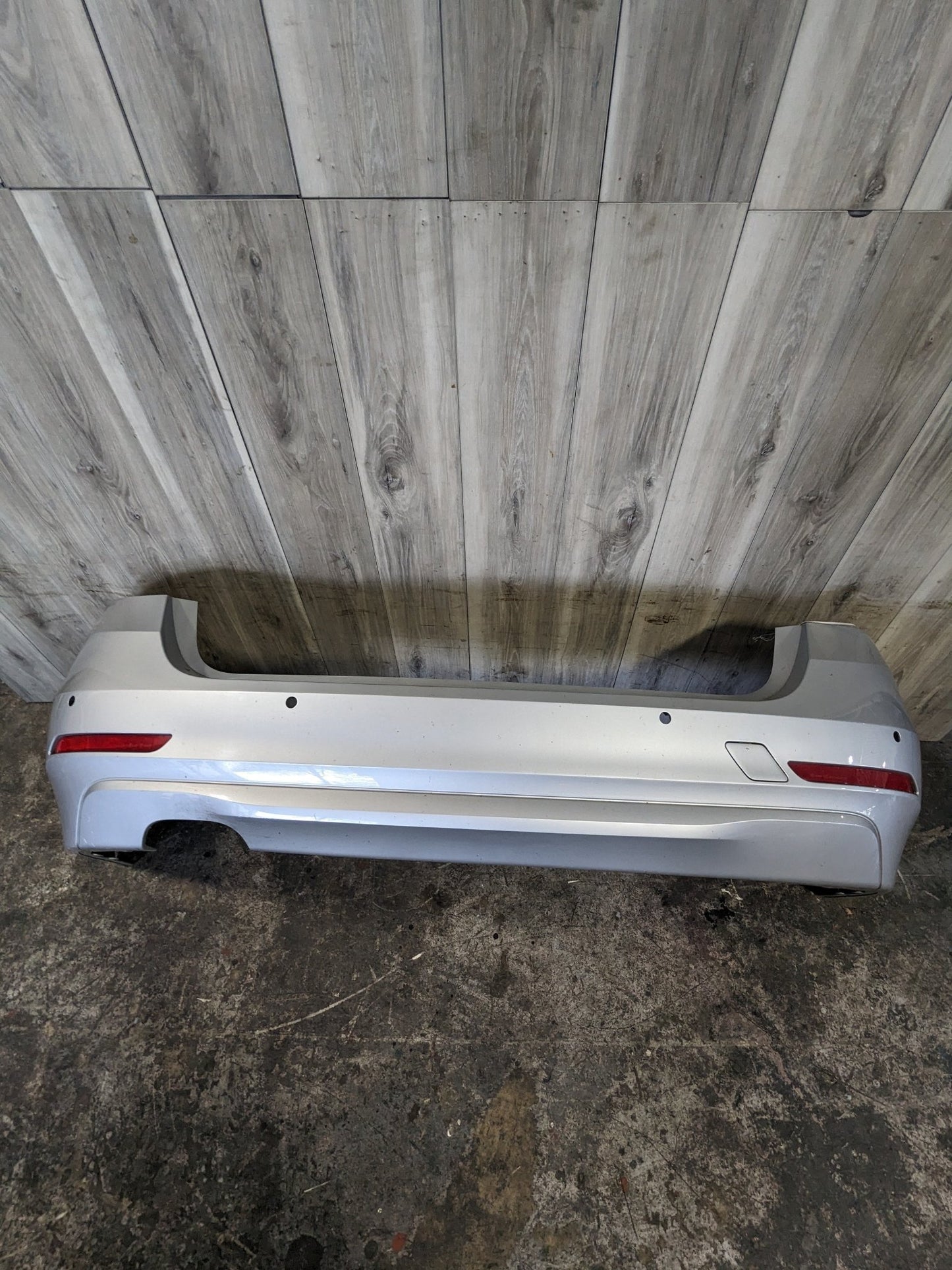 OEM BMW F31 320i 328i Rear Bumper Cover w/ PDC PRE LCI Silver
