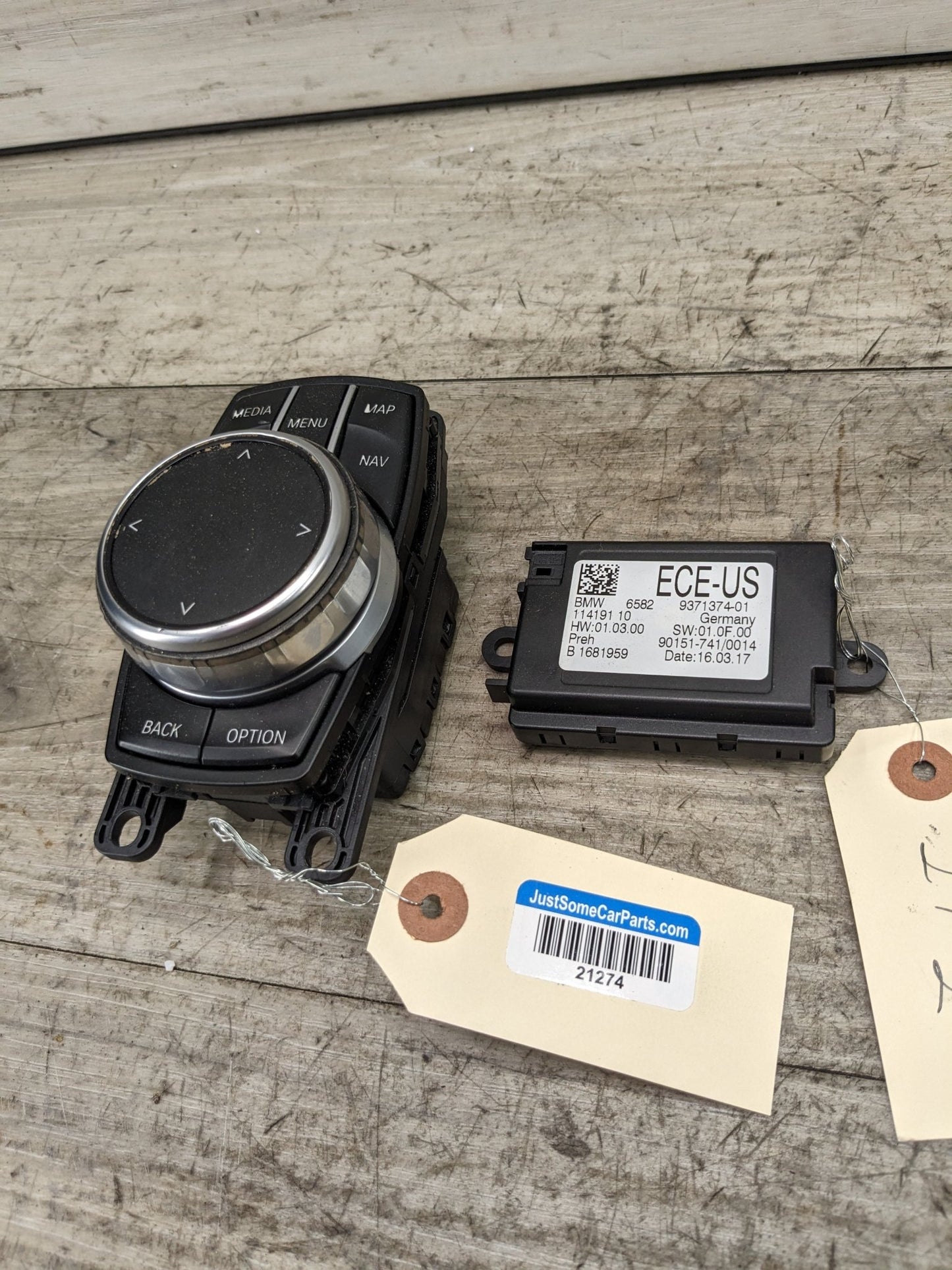 OEM BMW F22 F30 F32 M3 M4 X5 iDrive Navigation Controller Knob NAV Button NBT