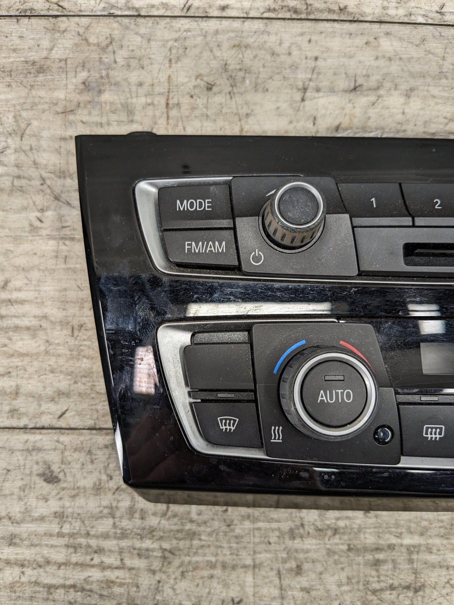 12-16 OEM BMW F22 F23 F32 F30 M4 M3 AC Heater Control Panel Radio Media Buttons
