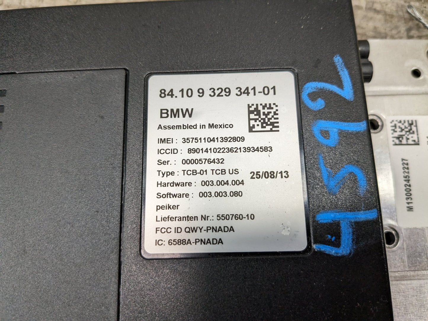 14-17 OEM BMW F22 F34 F32 F10 F06 M3 M4 M6 Telematics Control Unit Module TCB