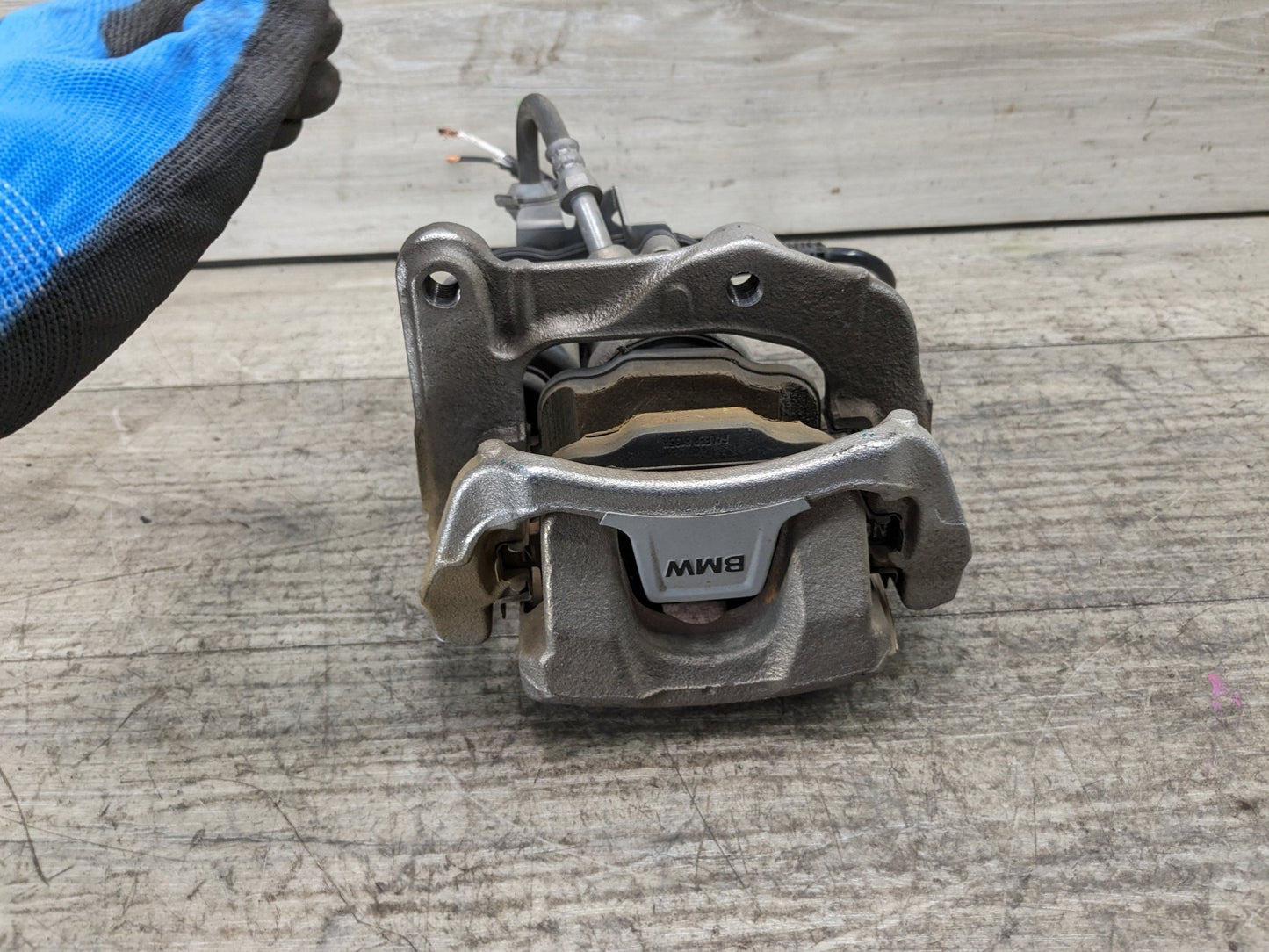 16-21 OEM BMW G11 G12 740 750 Rear Right Passenger Side Brake Caliper Gray