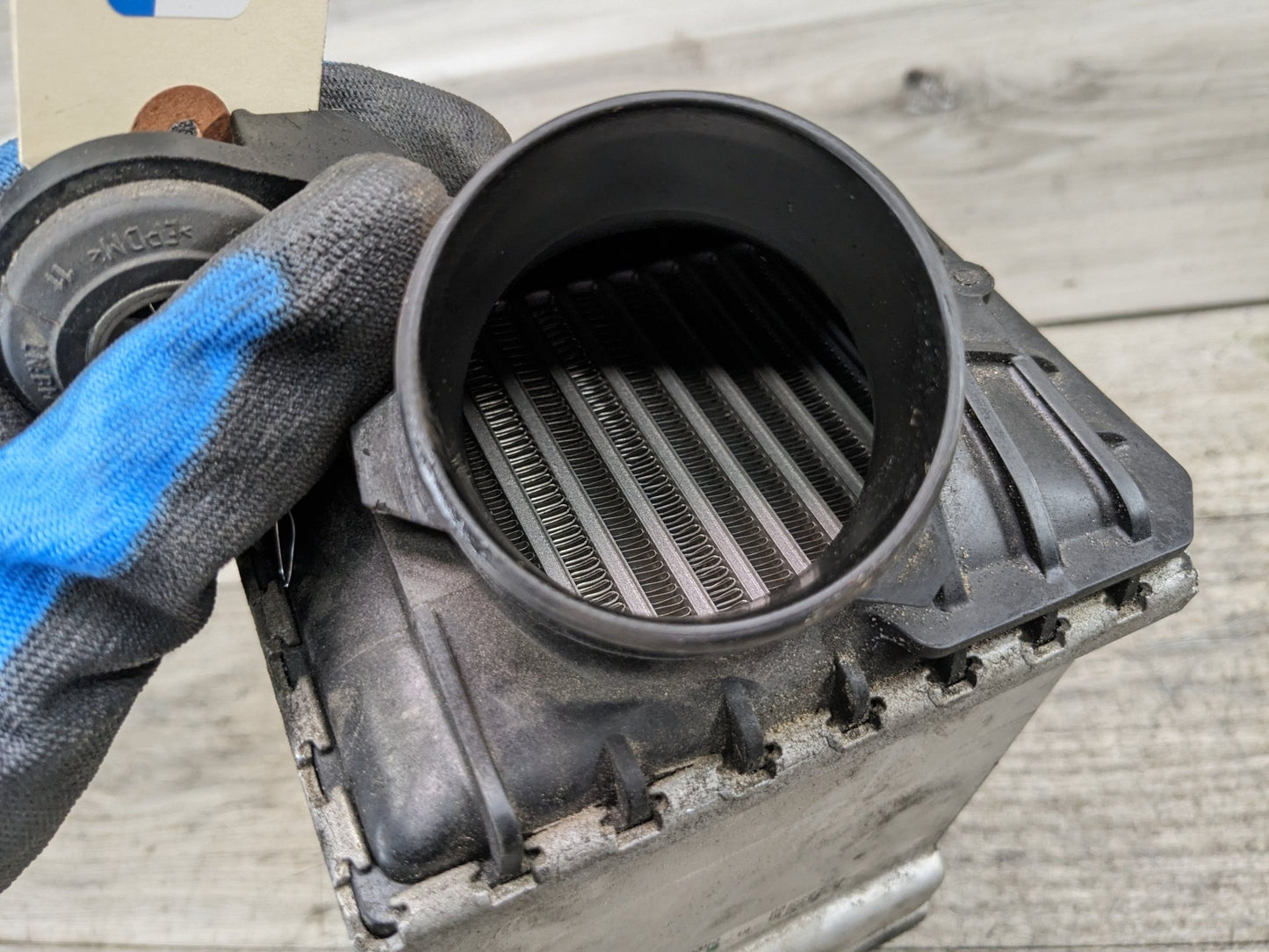 16-19 OEM BMW G30 G12 M550 750 N63R Turbocharger Intercooler Air Cooler 1-4