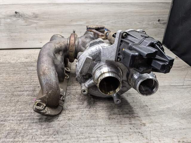 OEM BMW Engine N63R Turbo Charger Turbocharger w/ Manifold EWG SET 120k