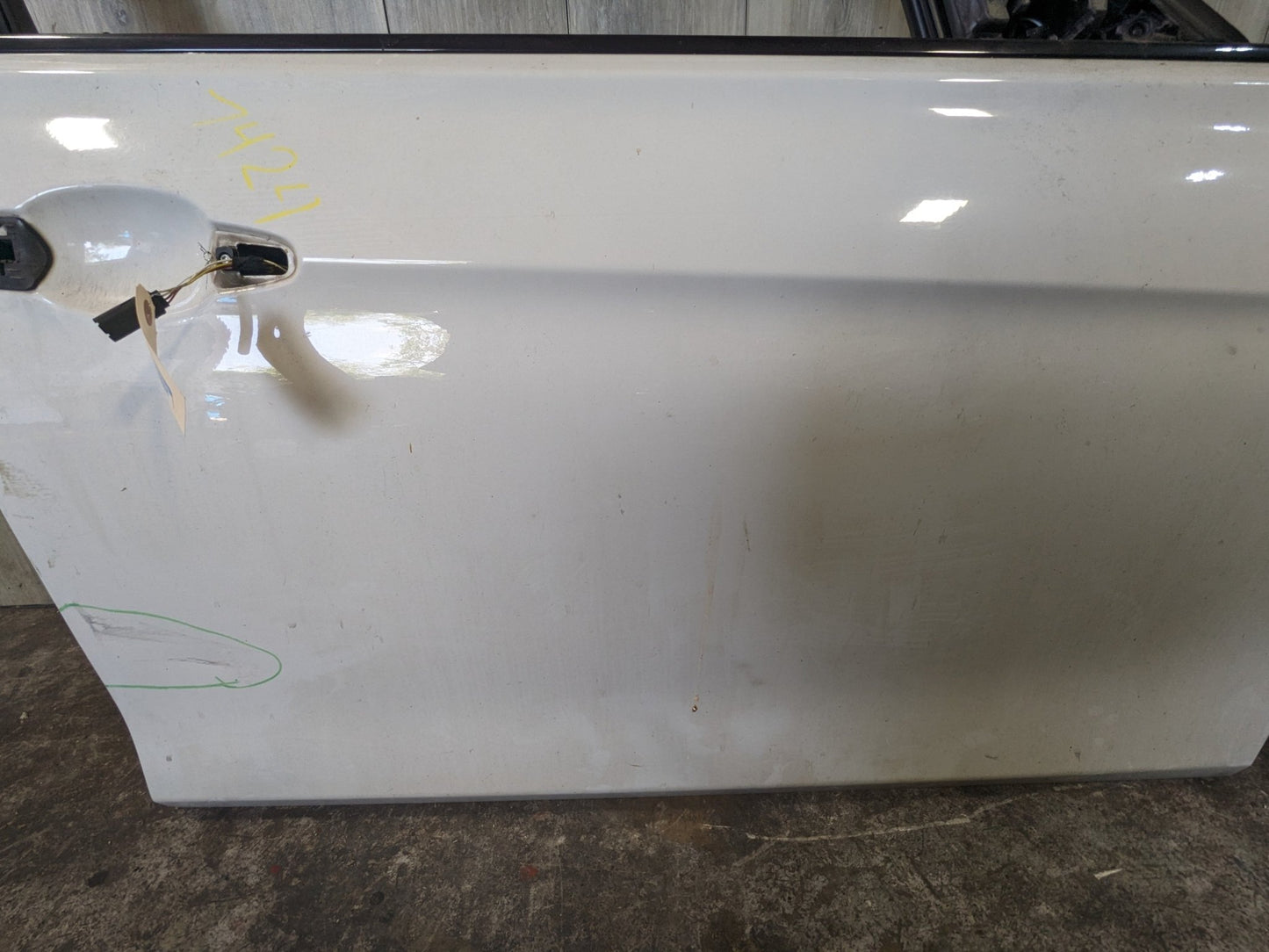 12-18 OEM BMW F30 F80 Sedan Front Right Passenger Door Shell Panel w/Glass White