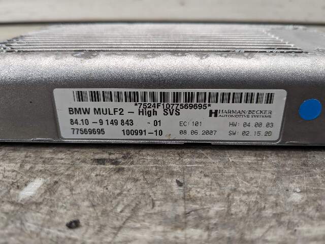 OEM BMW E82 E88 E90 E92 E93 M3 High Basis SVS MULF2 Becker Bluetooth Module