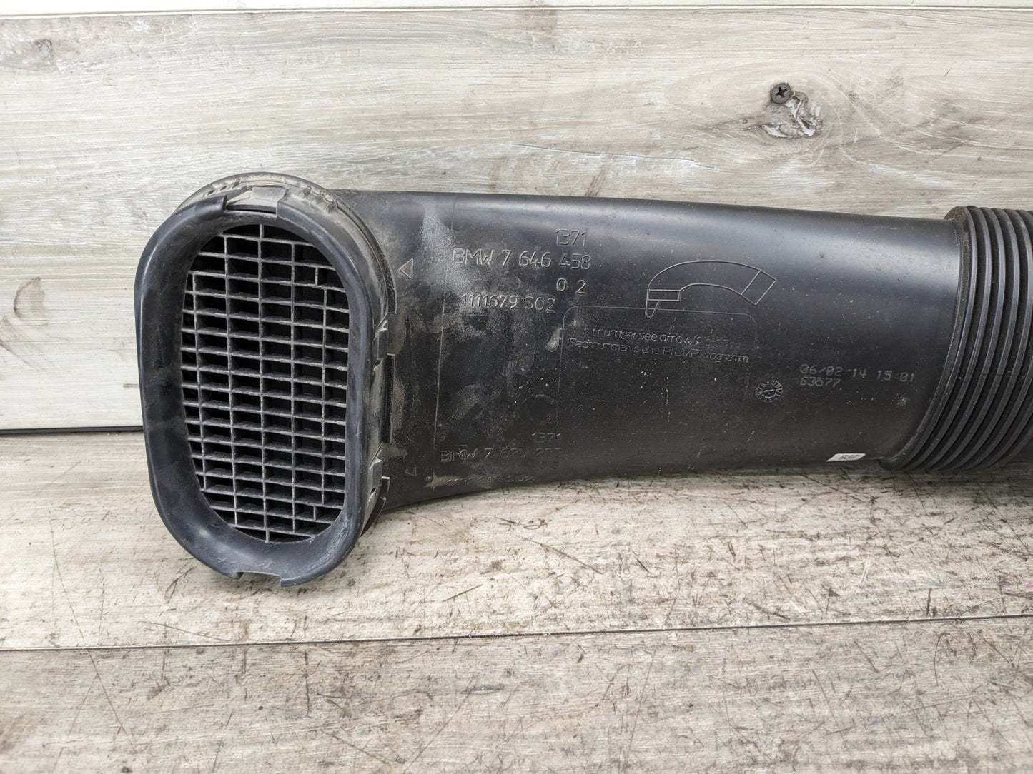 14-18 OEM BMW F15 F16 X5 X6 Engine Air Cleaner Intake Inlet Tube Duct Hose