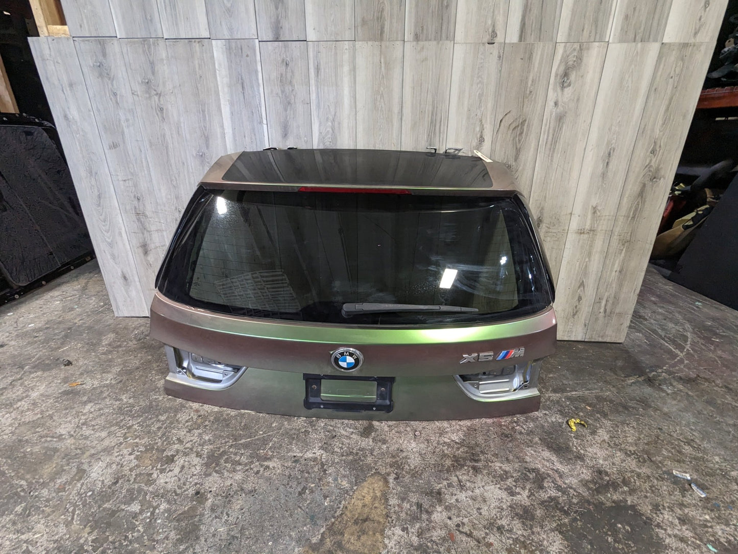 14-18 OEM BMW F15 F85 X5 Rear Trunk Lid Tail Gate Upper Door W/ Glass Gray
