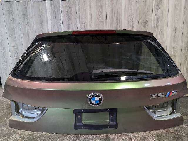 14-18 OEM BMW F15 F85 X5 Rear Trunk Lid Tail Gate Upper Door W/ Glass Gray