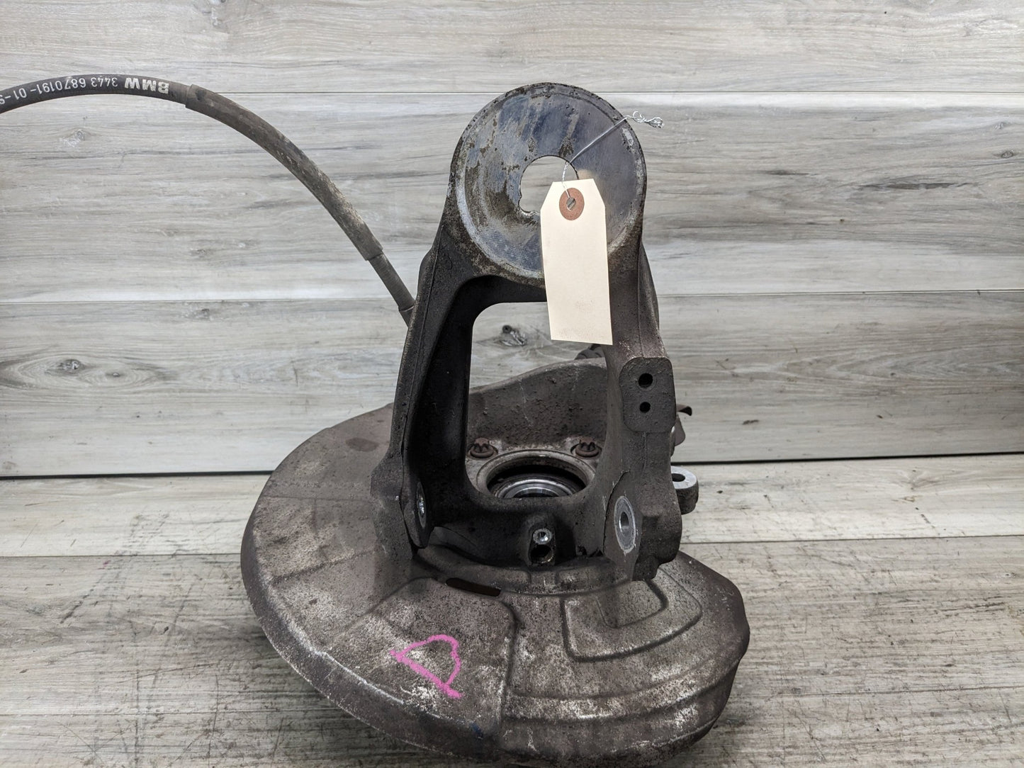 OEM BMW F85 F86 F15 F16 X5 X6 Rear Left Side Spindle Hub Carrier Knuckle