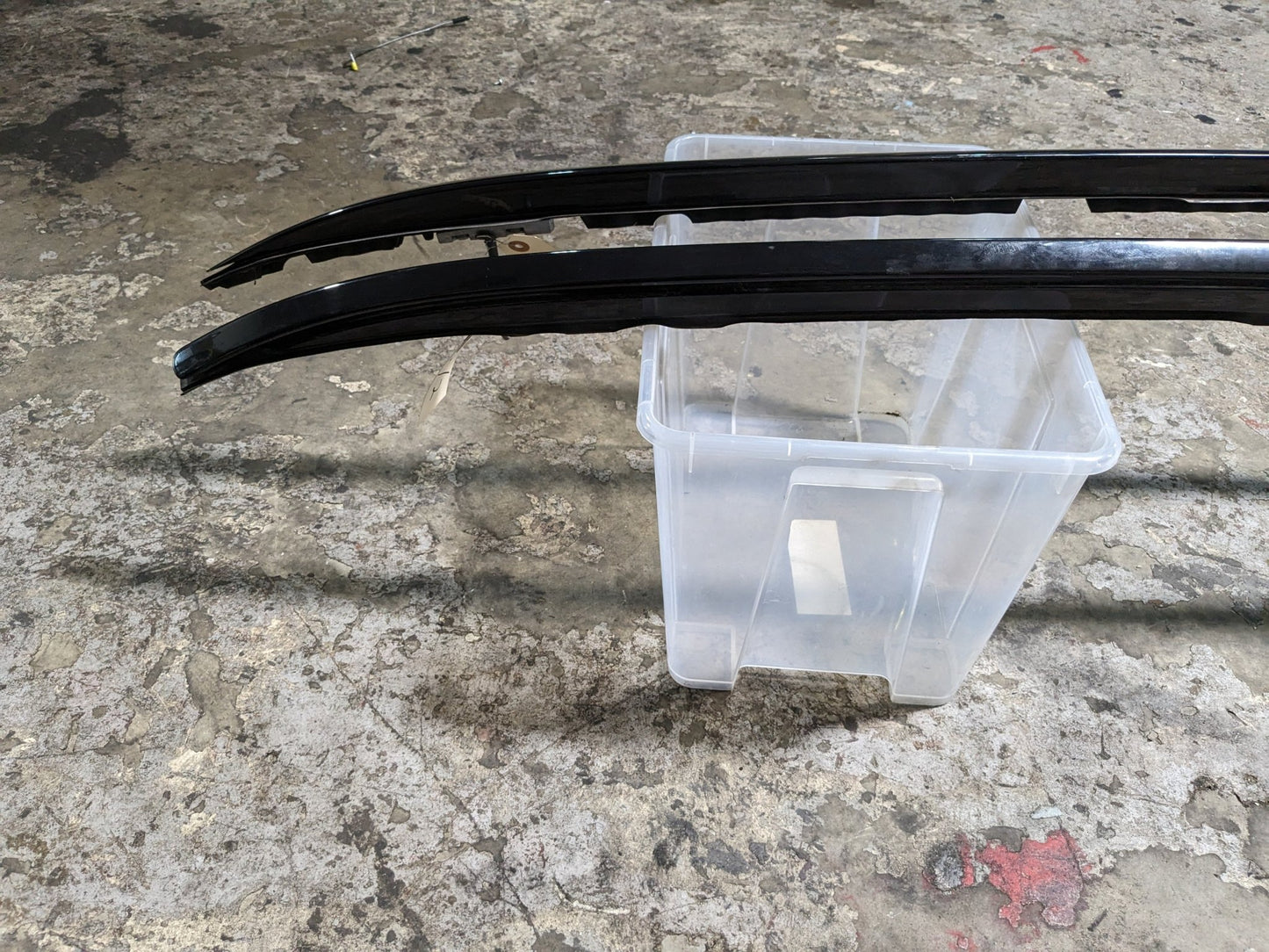 12-18 OEM BMW F15 F85 X5 X5M Left Right Roof Rail Railing Black SET