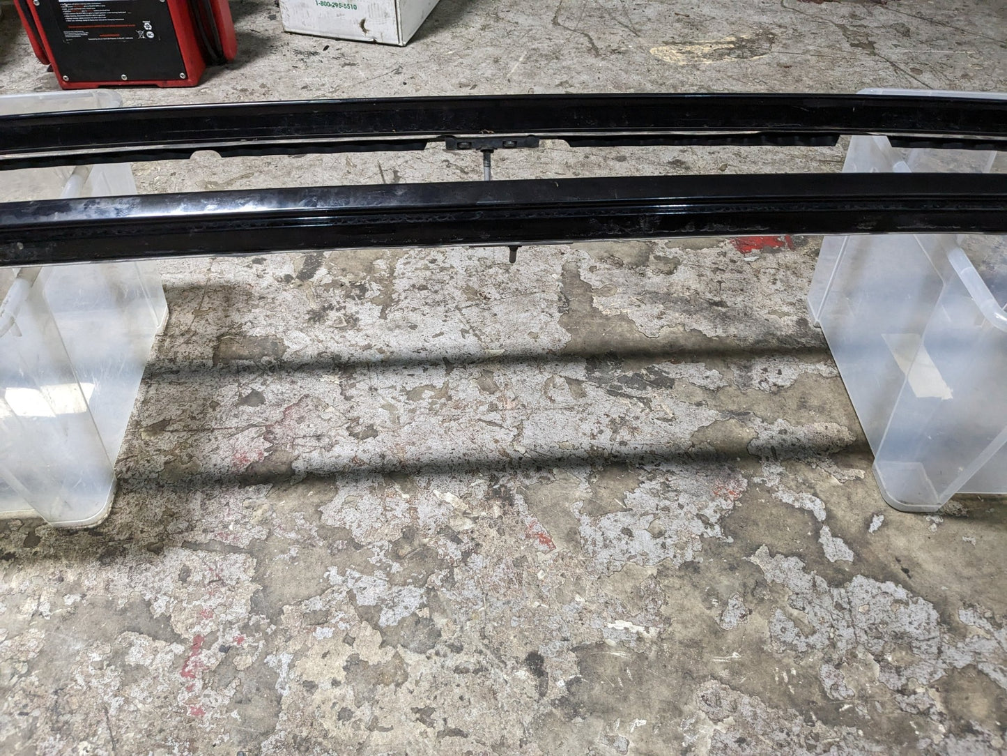 12-18 OEM BMW F15 F85 X5 X5M Left Right Roof Rail Railing Black SET