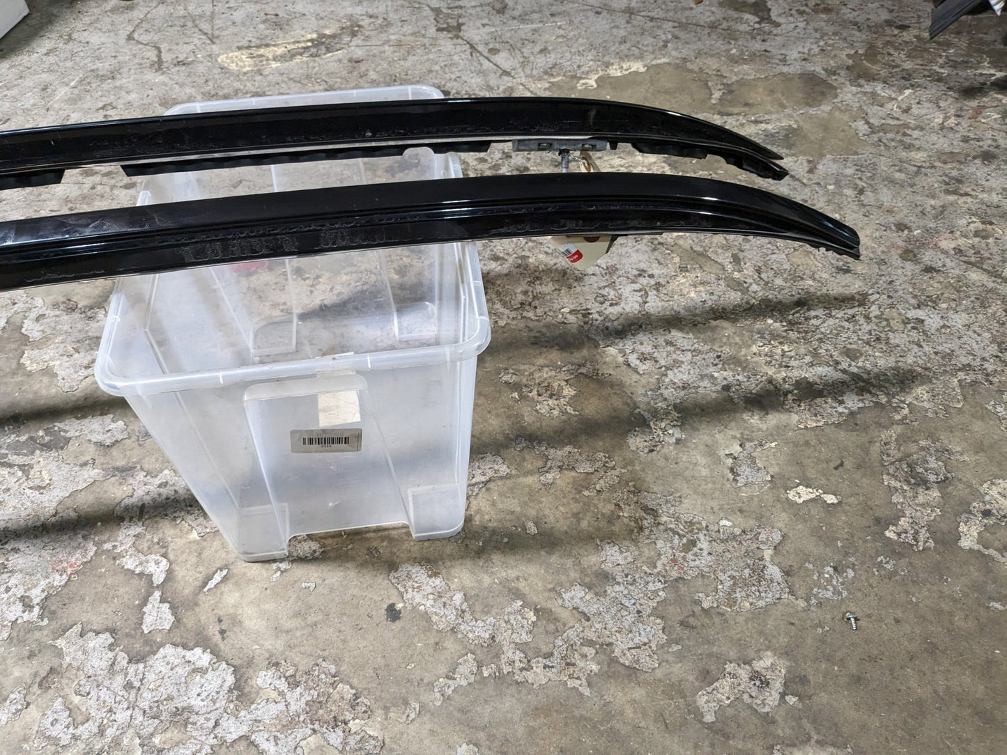 12-18 OEM BMW F15 F85 X5 X5M Left Right Roof Rail Railing Black SET