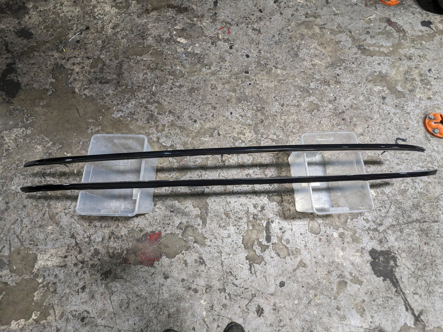 12-18 OEM BMW F15 F85 X5 X5M Left Right Roof Rail Railing Black SET