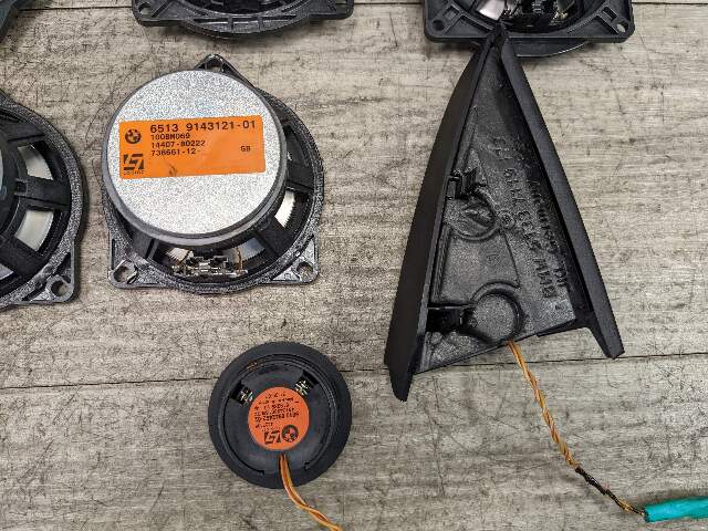 OEM BMW E92 E93 Audio Professional Sound Speakers Logic 7 L7 Harman Kardon SET*